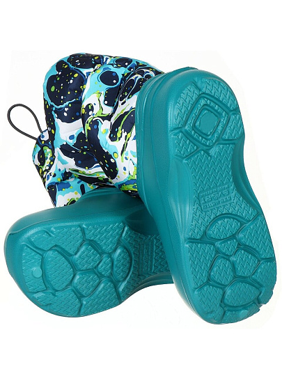 Сапоги для женщин, ЭВА, изумрудный, сине-зеленые, р. 36, утепленные, Кэри, СП-262