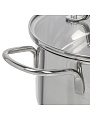 Кастрюля нержавеющая сталь, 6.1 л, крышка стекло, Daniks, Нолан, GS-01363-24CA, индукция - фото 2