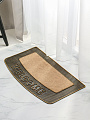 Коврик грязезащитный, 40 см, прямоугольный, резина, кокосовое волокно, коричневый, Кокос, Y4-5164 - фото 3