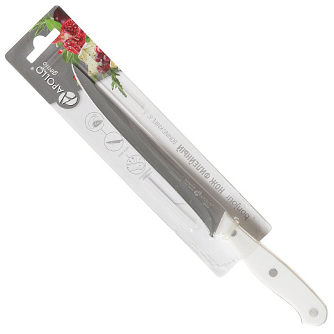 Нож кухонный Apollo, Genio Bonjour, универсальный, сталь, 14.5 см, рукоятка пластик, BNR-03