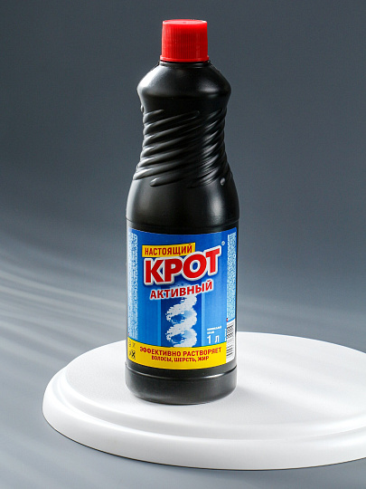Средство от засоров Крот, Активный, 1 л, ДБХ