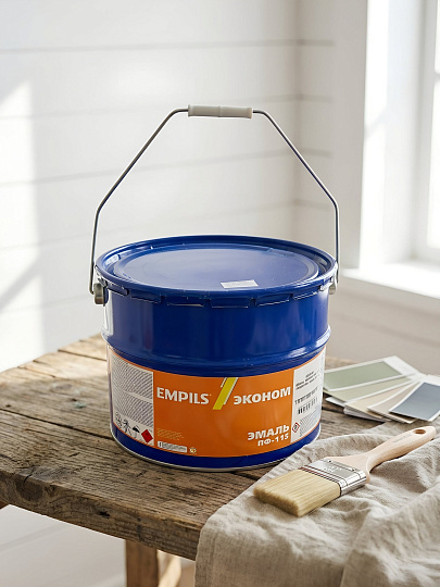 Эмаль Empils, ПФ-115 Пром, глянцевая, зеленая, 10 кг