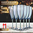 Бокал для шампанского, 170 мл, стекло, 6 шт, Glasstar, Васильковый 3, RNVS_1687_3 - фото 2