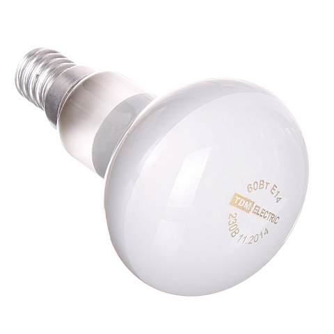 Лампа накаливания E14, 60 Вт, рефлектор, R50, TDM Electric, SQ0332-0028