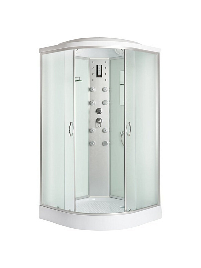 Душевая кабина 120х80х226 см, правый, поддон 26 см, матовая, Erlit, ER351226R-C3-RUS