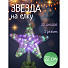 Гирлянда Звезда, полимер, на верхушку ели 22см, LED, SYDA-0420127 - фото 4