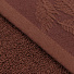 Полотенце банное 70х140 см, 100% хлопок, 500 г/м2, Перо, Barkas, коричневое, Узбекистан - фото 4