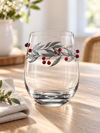 Стакан для виски 520 мл, стекло, 2 шт, Lefard, berry dreams, 685-130-11