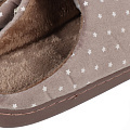 Тапки для женщин, бежевые, р. 40-41, закрытые, мех, Звездочки, A210049 - фото 3
