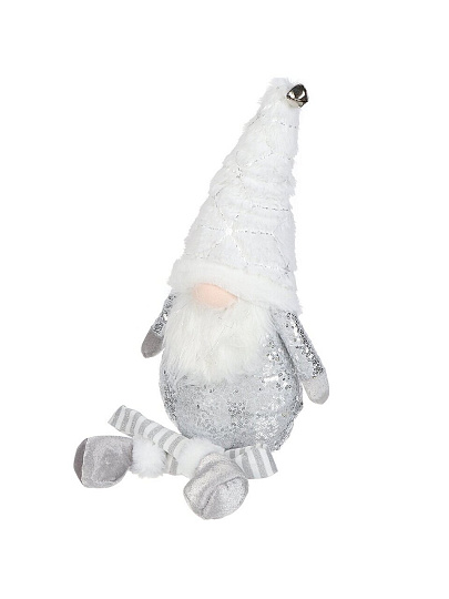 Фигурка декоративная Гном, 73.5 см, серая, SYGZWWA-37230125