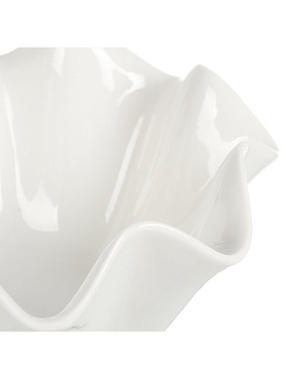 Салатник фарфор, фигурный, 21х10 см, 0.95 л, Маршмеллоу, Nouvelle Home, 0530157