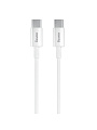 Кабель USB OLMIO, Type-C to Type-C, 3 А, 1 м, 60W, белый, 041665