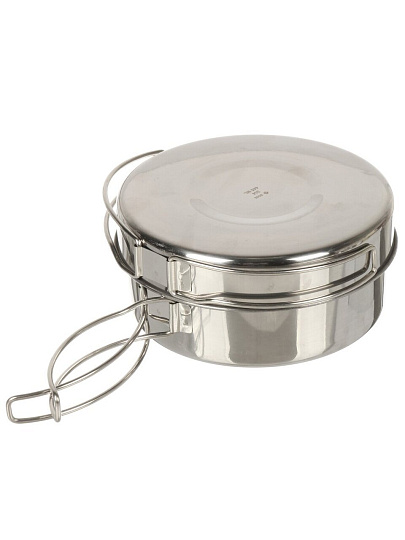 Набор посуды походный, нержавеющая сталь, 8 предметов, Ecos, Camp-S11, 106940