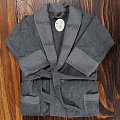 Халат мужской, махровый, 100% хлопок, серый, L-XL, 48-50, Barkas, Aria, AI-1905030 - фото 4