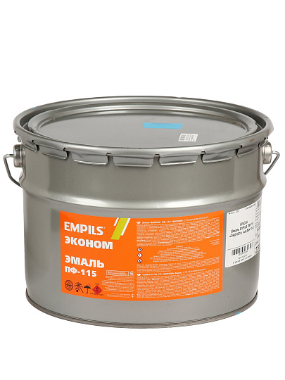 Эмаль Empils, ПФ-115 Пром, глянцевая, голубая, 10 кг