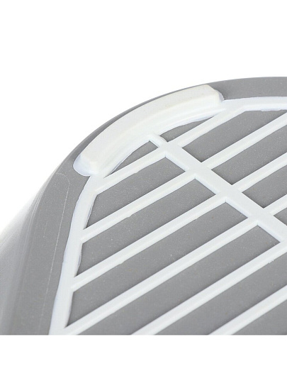 Поднос пластик, 34х34 см, серый, антискользящий, Y6-10708