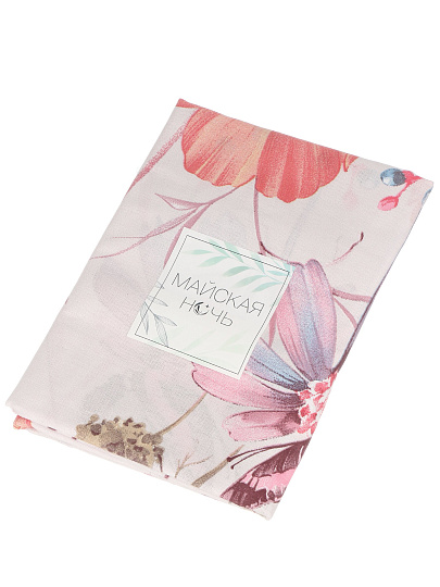 Простыня 2-спальная, 200 х 220 см, 100% хлопок, бязь, 120 г/м2, Майская ночь, 20224/1