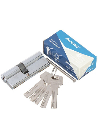 Личинка замка двери Avers, ZM-80(35/45)-CR, 21985, ЦАМ, 80 мм, хром
