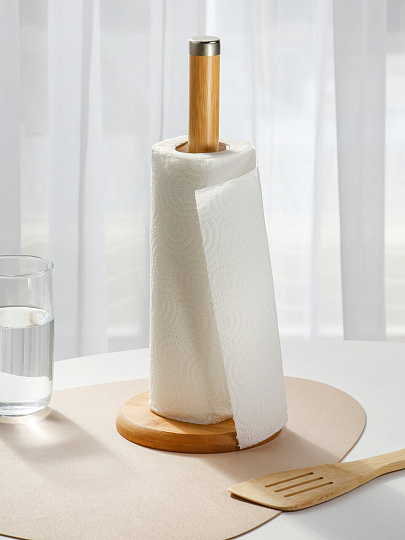 Держатель для бумажных полотенец, 140х330 мм, бамбук, G11-M048