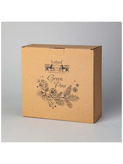 Менажница керамика, 22.8х23х8.5 см, 3 секции, Lefard, Green pine, 145-201