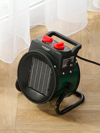 Пушка тепловая электрическая, Favourite, TSE-3000RS, 3 кВт, 218 м³/ч, керамический элемент, 2 режима, круглая, 138103002