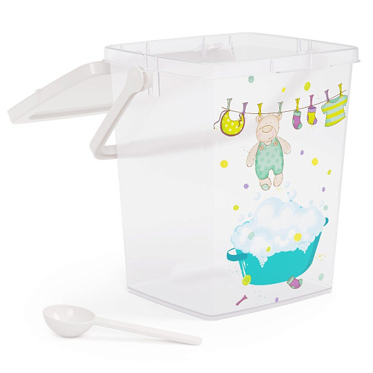 Контейнер для порошка 5.5 л, с замком, Альтернатива, Детский, М8622