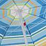 Зонт пляжный 160 см, с наклоном, 8 спиц, металл, Полосы вертикальные, LY160-1 (836-6) - фото 2