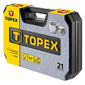 Набор торцевых головок 1/2&amp;quot; CrV, 21 шт., TOPEX, 38D642 - фото 2