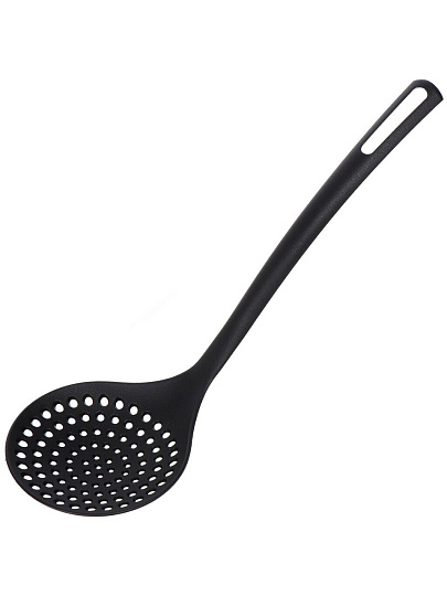 Шумовка нейлон, с прорезями, навеска, черная, Daniks, Turin, YW-KT309-6