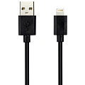 Дата-кабель USB, Smartbuy, lightning, 3 А, 0.15 м, 8 - pin, черная, iK-0120-box - фото 2