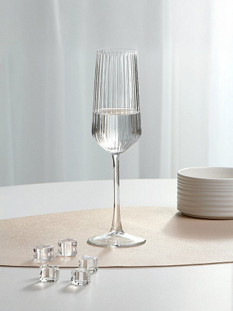 Бокал для шампанского, 195 мл, стекло, Pasabahce, Allegra Optik, 440464SLB