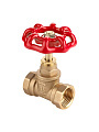 Вентиль 2&amp;quot;, г-г, латунь, маховик, DN 50, 15Б1п, AquaLink - фото 4