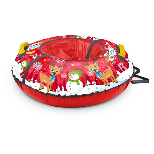 Санки-ватрушка Nika, Kids, 70 см, 70 кг, с буксировочным тросом, с ручками, ТБ3К-70/З2