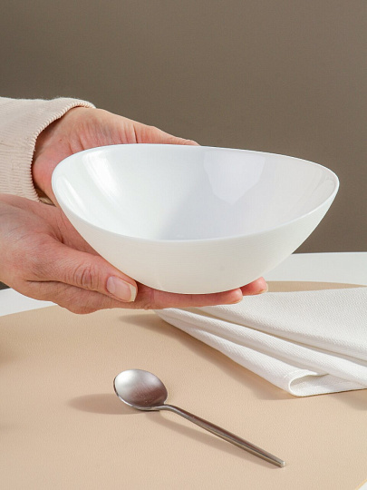 Салатник стеклокерамика, круглый, 15х5.5 см, 320 мл, Модерн, Daniks, NOW60W