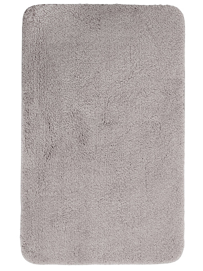 Набор ковриков для ванной и туалета, 3 шт, 0.5х0.8, 0.5х0.4, 0.4х0.45 м, полиэстер, графит, Silvano, Мона, Y4-11498, без рисунка