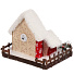 Фигурка декоративная Дом в снегу, 23х21х21 см, красная, SYZFZ-4223036 - фото 6