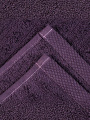 Полотенце банное 70х140 см, 100% хлопок, 450 г/м2, Страйп, Barkas, фиолетовое, Узбекистан - фото 3