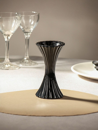 Подсвечник декоративный стекло, 1 свеча, 7х13 см, Y6-10432