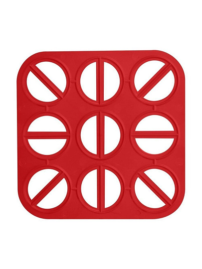 Варенница полипропилен, 25х25х2 см, 18 ячеек, квадратная, в ассортименте, Мультидом, МГ76-64