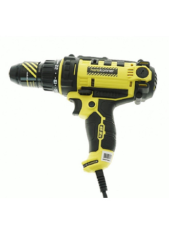 Дрель-шуруповерт сетевая Hanskonner, HID2145P, быстрозажимной патрон, 13 мм, 450 Вт, с реверсом