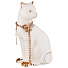 Статуэтка кошка с цепочкой 13x11см, высота: 25см, 276-176 - фото 3