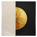 Наволочка декоративная Полусфера Золото, 100% полиэстер, 43 х 43 см, черная, A130014 - фото 2