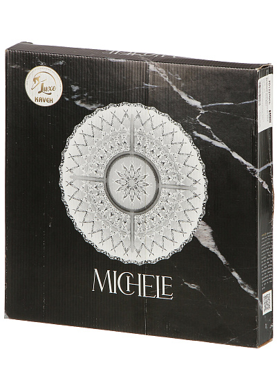 Менажница стекло, 28.5 см, 5 секций, Kaveh, Michele, PD1227GCL