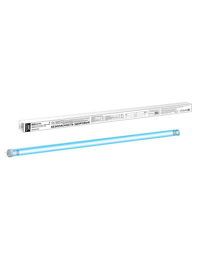 Лампа бактерицидная G13, 15 Вт, свет белый, T8, безозоновая, TDM Electric, UVC, SQ0355-0037