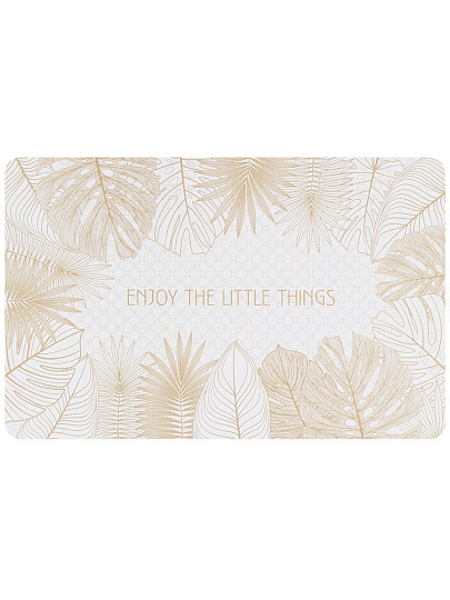 Салфетка для стола пластик, 41х26 см, прямоугольная, Голден