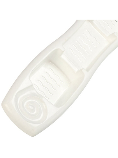 Полка для ванной пластик, накладная, прямая, 74х17.5х7 см, белая, Rambai, 221304329/01