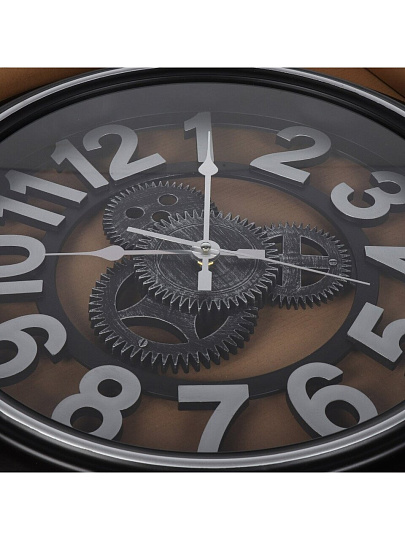 Часы настенные, кварцевые, 50 см, круглые, пластик, Y6-10682