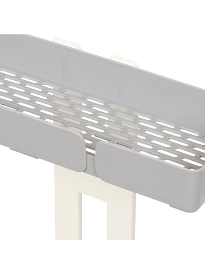 Полка универсальная, пластик, 2 секции, 6606