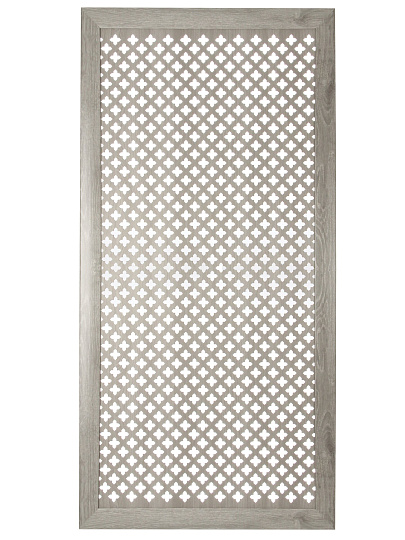 Экран для радиатора, МДФ, 1200х600 мм, дуб серый, Готико, Стильный Дом