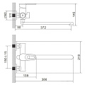 Смеситель для ванны, Эверест, с картриджем, желтый, B22-274B - фото 3